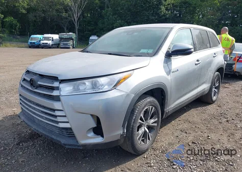 2019 Toyota Highlander Hybrid Le из США, поврежденный, VIN 5TDBGRFH8KS057049